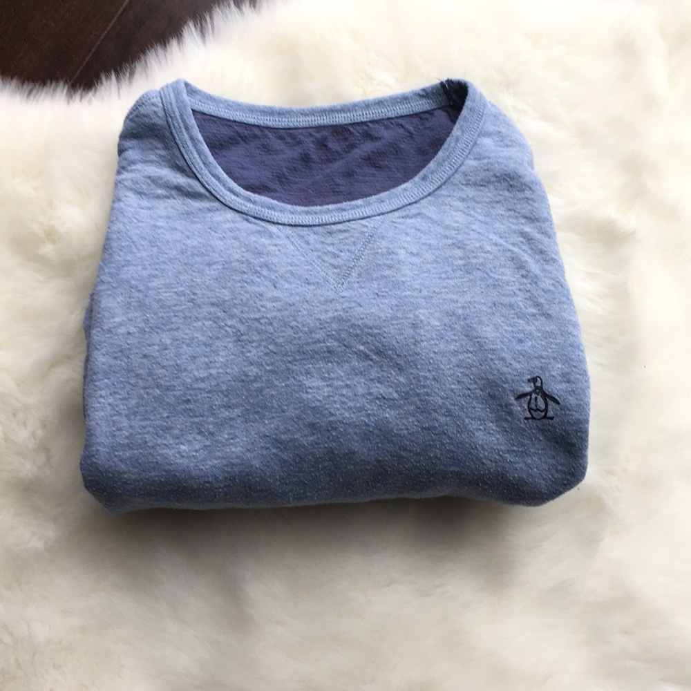Reversible Penguin Sweater Medium